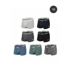 푸마바디웨어 푸마 언더웨어남성 빅사이즈 메시 드라이셀 드로즈 7종세트 1732025