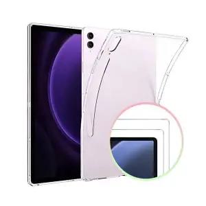 [에이치플러스몰]bns 갤럭시탭S6 라이트 투명 젤리 케이스+강화유리 2매 세