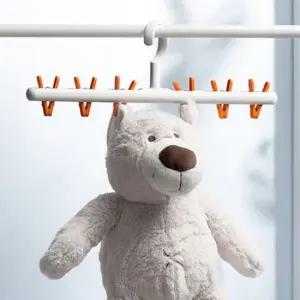 속옷 양말 건조 집게형 빨래걸이 옷걸이 클립 집게바지걸이 옷걸이집게 솜인형 회전식