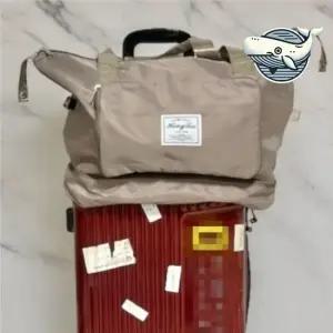 휴대용 접이식 보스턴백 연카키 여행가방 다용도 여행가방 보스턴백 짐가방