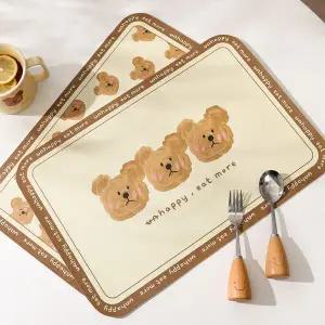 [토마]캐릭터 테이블매트 2개세트/ 논슬립식탁 PVC 식탁보호매트 식탁보(CN2923)