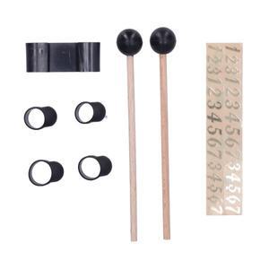 호환 숫자 스티커 텅 드럼 손가락 슬리브 실리콘 쉽게 잡을 수 핸드팬 핑거 픽스 검정색 타악기 보호대