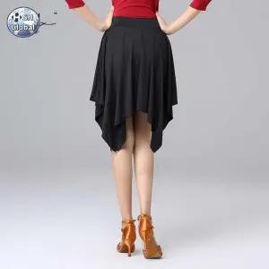 스포츠 라틴댄스복 줌바 댄스상의 모던 라인댄스 치마