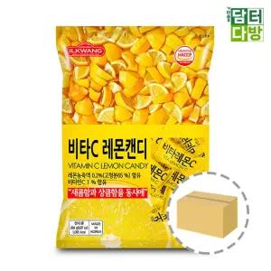 일광 비타C 레몬캔디 280g 1BOX (10개입)/레몬/상큼한/시원한/청량감/사탕/레몬사탕/캔디/사무실/간식