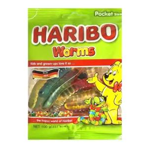 하리보 웜즈 100g x 10개입 1박스 HARIBO 젤리 간식/대용량/하리보/젤리/간식거리