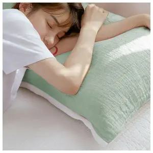 아이유베개커버 민트 순면 밴딩 베개 커버  호환용