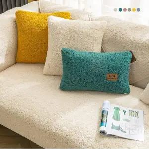 [콩심팥심]겨울 거실 소파 패드 미끄럼방지 3인용 4인용 따뜻한 보온 침대패드