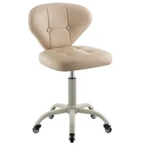 미용실 원형 바퀴 등받이의자 미용 뷰티 화장대 회전 네일샵