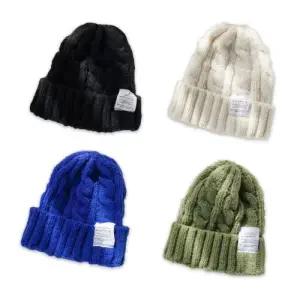 [굿쇼핑몰]겨울 기모 꽈배기 니트 비니