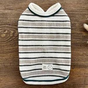 강아지 스트라이프 니트 조끼 2XL 1P 편한 티셔츠 WFFVCAU