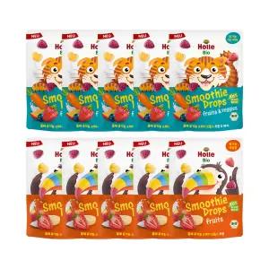 유기농 스무디 동결건조칩 프룻 5개 + 프룻 앤 베지 5개