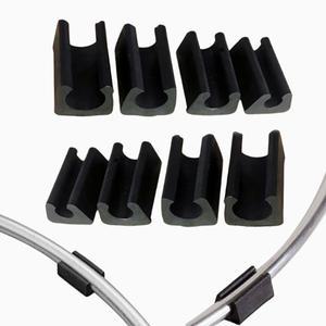 U자형 파이프 클램프 3-22mm 플라스틱 가구 발 패드 테이블 다리 커버 의자 미끄럼 방지 바닥 보호 캡