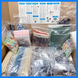 전자 부품 키트 얼티밋 에디션 다양한 일반 커패시터 저항 커패시터 T0-92 LED 트랜지스터 PCB 보드 DIP-IC