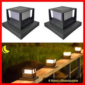 야외 태양광 울타리 조명 정원 장식 문 안뜰 오두막 태양광 램프 IP54 1 개 2 개 4 개