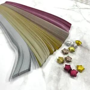 별접기 반짝이 별종이 세트 골드 종이별접기 종이별접기 별종이 별접기 별색종이