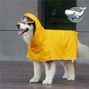 귀여운 강아지 우비 레인코트 편리한 비 오는 WFH6VHZ
