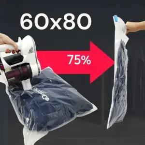 진공포장 이불 의류 여행용 압축팩 x cm 압축파우치 부피축소 공간확보 옷장정리 이불 이지백