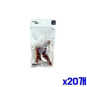 [콩심팥심]커텐브라켓 x20개 브라켓 1.9x5.5x4.4x13mm 커튼 심플