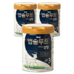 앱솔루트 산양 분유 3단계 750g, 3캔