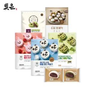 빚은 동물모양 백설기 2종 외 (찹쌀떡/술떡/오메기/꿀떡)