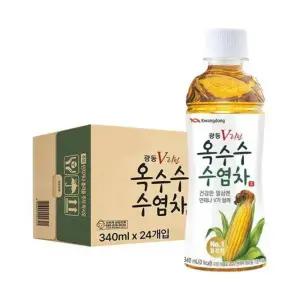 [보리보리]광동 옥수수수염차 340ml 24입 (유/무 라벨 랜덤 발송)