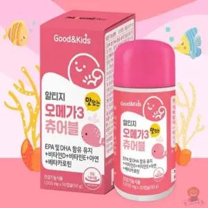 내츄럴플러스 굿앤키즈 알티지 오메가3 츄어블 90캡슐 10대 선물세트 영양제