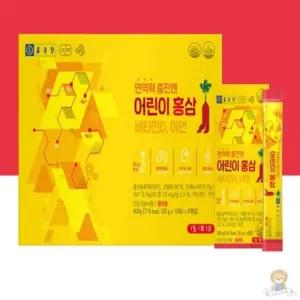 종근당 면역력 증진엔 어린이 홍삼 비타민D 아연 키즈홍삼 영양제 체력