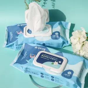 쉼표리빙 자스민향 물걸레청소포 30매X10팩(300매) 대형 바닥 거실청소 밀대걸레 호환