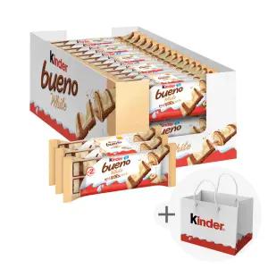 킨더 초콜렛 부에노 화이트 T2, 3입, 10개 + 증정(쇼핑백, 1개)