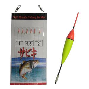 싸파 [묶음판매 3개/5개/10개] SAPA 견지낚시대 풀세트=견지대+찌+묶음바늘+추/묶음배송,빙어낚시,얼음낚시