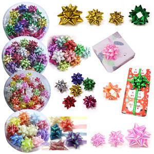 포장꽃 장식리본꽃 선물 포장 장식 리본꽃 끈꽃 -4종