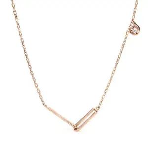 [도로시] 14k 롱사각 브릿지 목걸이_Atype