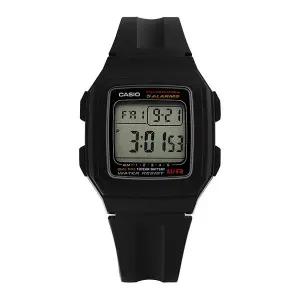 [카시오] F-201WA-1ADF (F-201WA-1A) 디지털 스퀘어 빈티지 레트로 남성 우레탄시계