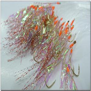 원낚시 금침 열기 반짝이 틴셀 묶음바늘 100개 카드채비 볼락 열기채비 13 15 17 20호