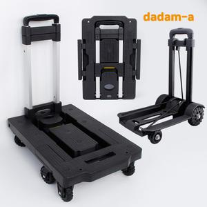 핸드 접이식 카트 쇼핑 구루마 손수레 폴딩 대차 핸드카 운반 끌차 밀차 장바구니 캐리어 시장 수레 달리