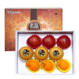 [명절선물]명품 과일 혼합 선물세트 4.5kg사과3+배3+한라봉3/6kg 사과4+배4+한라봉4