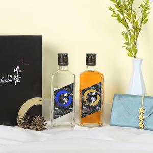 [오미나라]문경바람 375ml 선물세트 (오크40%+백자40%)