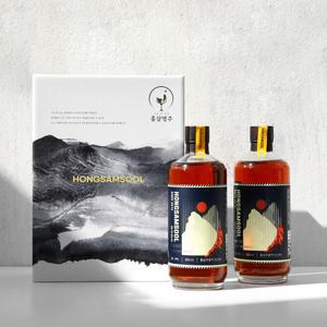 [전통주 선물] 기운 한 모금, 홍삼명주 500ml*2병 SET 14도