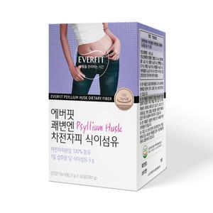 에버핏 쾌변엔 차전자피 식이섬유 30포 /  수용성 섬유질 화이바 차전자 차전피