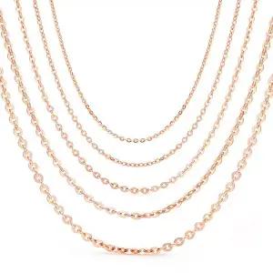 [도로시] 14k 미니 링크 체인(15type)_0.2체인_42cm