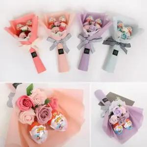 킨더조이꽃다발, 유치원꽃다발, 졸업식 꽃다발, 비누꽃