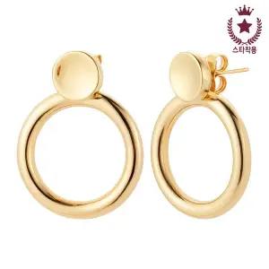 [도로시][프로미스나인서연 착용] 14k 볼드 도넛링 귀걸이