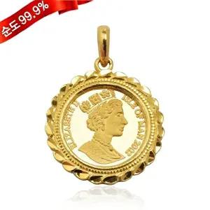 [골드모아][골드모아] 순금 펜던트 11.25g 24K [노블레스 여왕]
