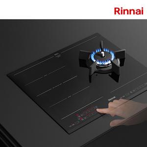 린나이 가스 하이브리드 인덕션레인지 터치식 듀오존기능 (인덕션2구+가스1구)