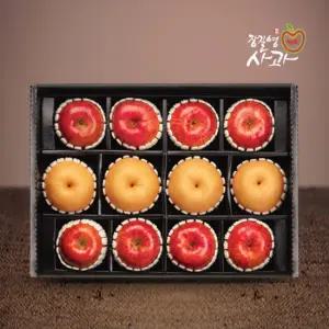 [롯데백화점]장길영사과 [장길영사과] 사과(8과)+배(4과) VIP 혼합 선물세트 왕특대과