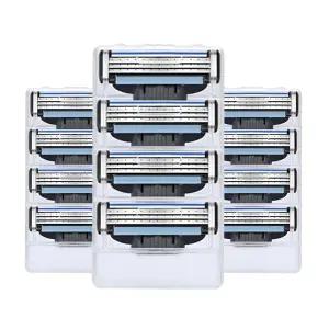 투썬 질레트 마하3 호환용 면도날 / 3중 터보 면도날 / 12개입