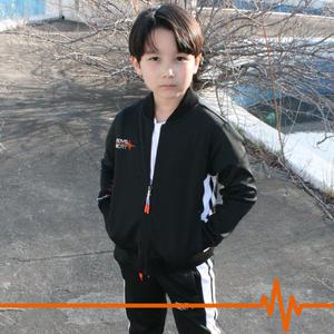 [BOYSBEAT] 주니어 저지 트레이닝복 상하 세트 해롤드 집업자켓 트랙팬츠 블랙