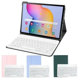 갤럭시탭 S10 플러스 케이스 갤럭시탭 S9 FE 플러스 백라이트 키보드 S펜수납 북커버