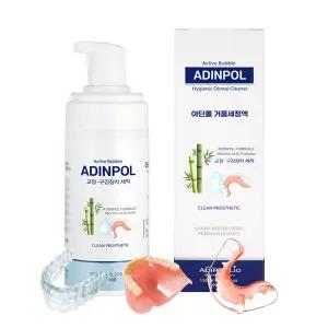30초 세정 아딘폴 투명 교정기 교정 유지장치 세정제 틀니 의치 인비절라인 세척/ 1통