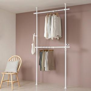 왕자 네오스페이스 스토리지 2단조절 행거 옷걸이 954